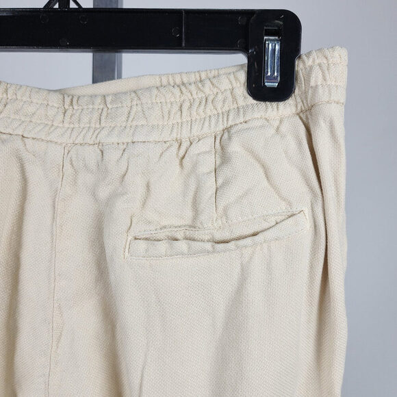 Massimo Dutti Beige Herringbone Knit Pants Size 6 - Picture 7 of 9
